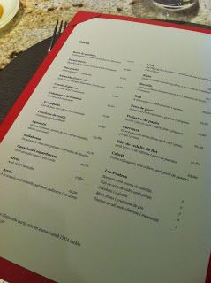 Fermi Puig Restaurant carta