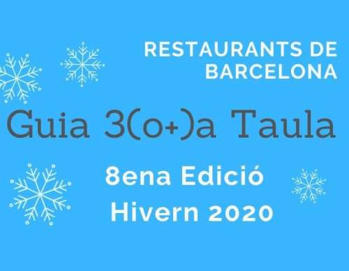 Guia de Restaurants de Barcelona 2019